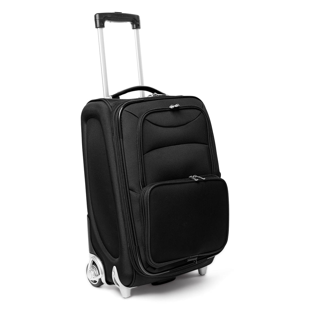 Carry-On Black MOJO Auburn Suitcase 21" Tigers Rolling Softside