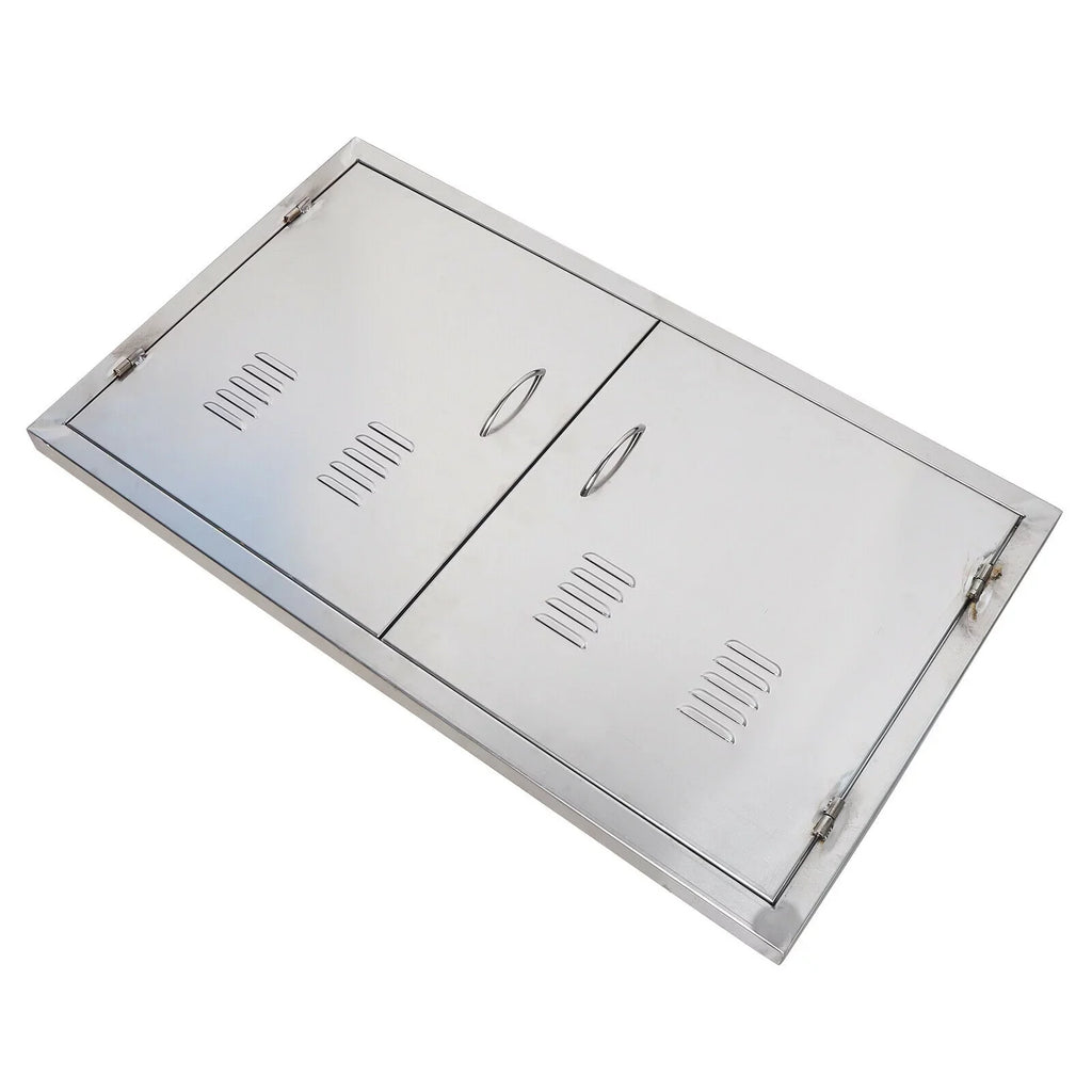 Outdoor Steel Cabinet Kitchen Doors BBQ 21" 36" Doors Island x Stainless Access