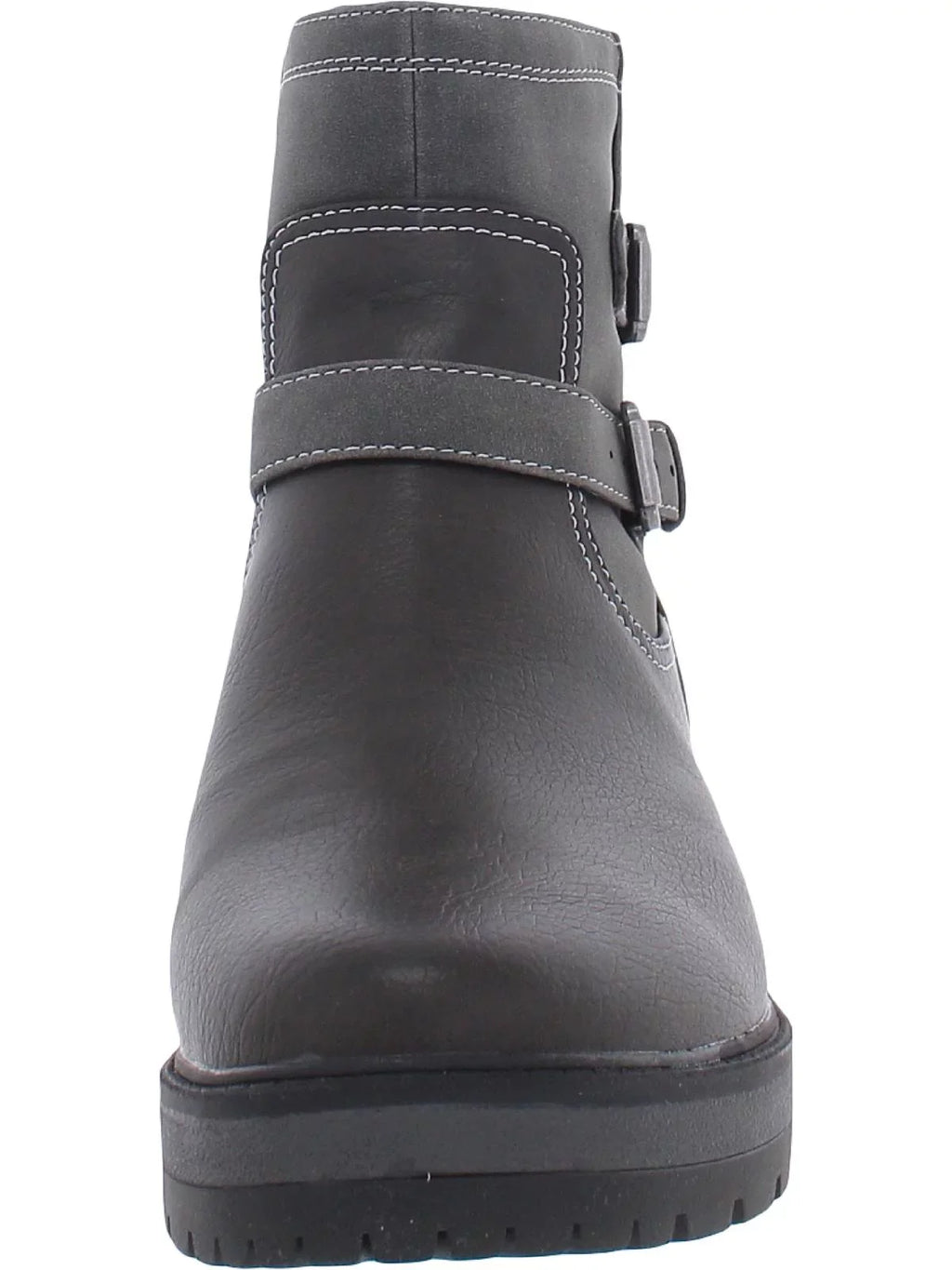 Buckle Naturalizer Womens SOUL Boots Leather North Ankle Faux