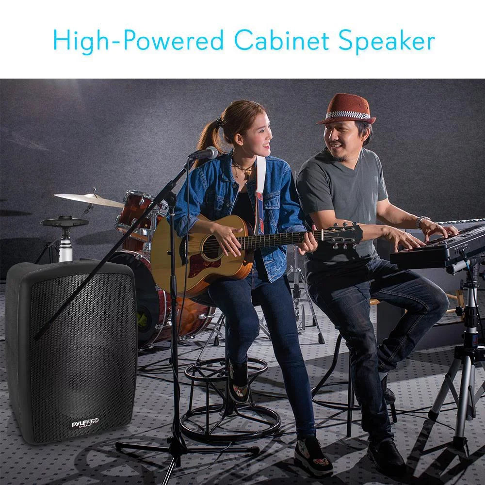 System PA Compatible Wireless - Pyle Battery Rechargeable Bluetooth 360W Powered Speaker Portable