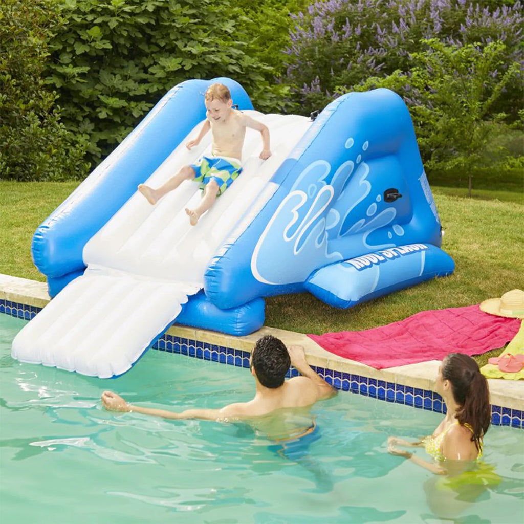 Swim Center Splash x with & Blue 8.5' White Play Intex Kool 5.75' Center,