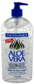 3) of Earth the Aloe Gel Fruit of 100% (Pack Vera oz 24