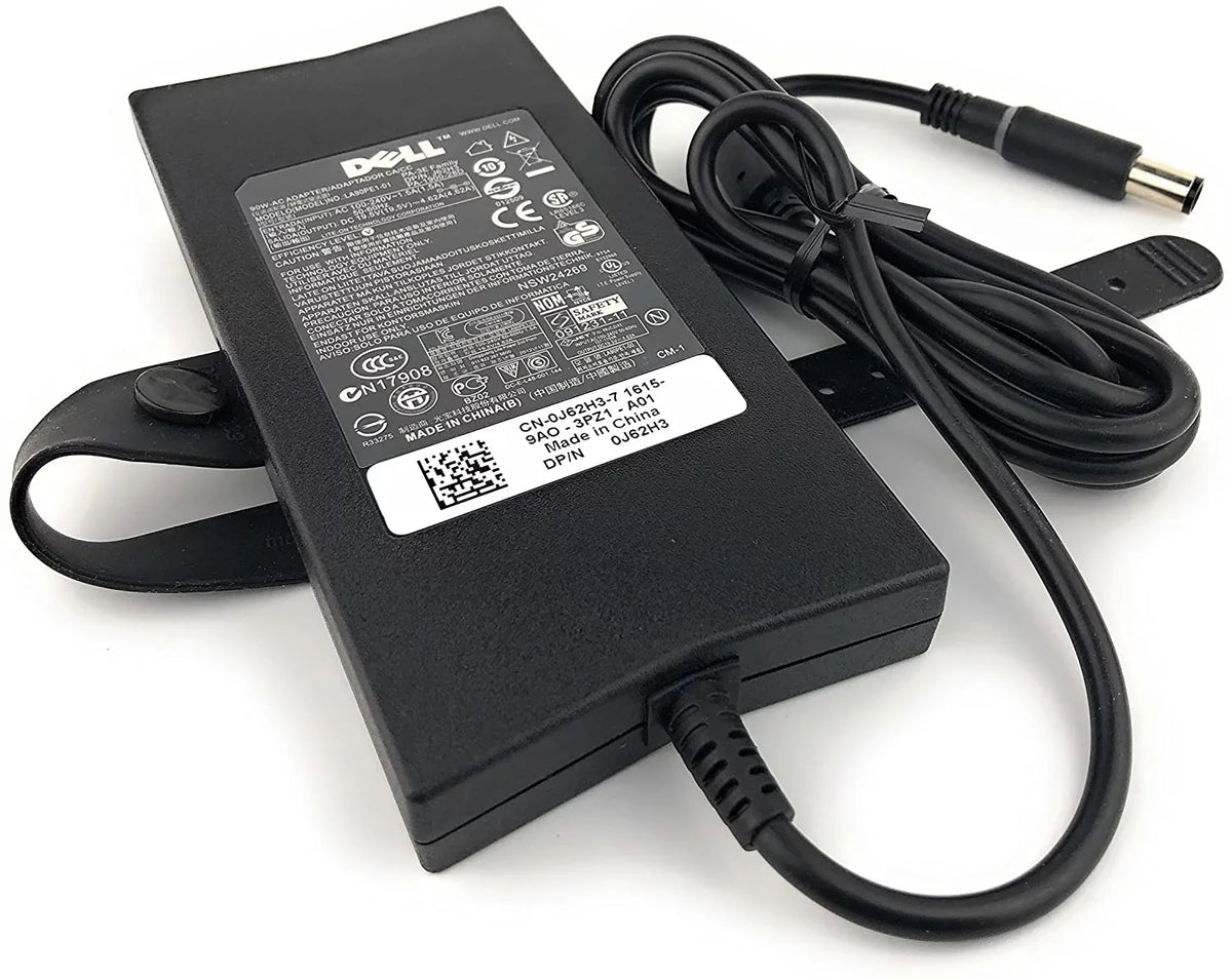 Cord 1540 3560 1537 Adapter) Dell 1521 4.62A Charger 90W Studio 1735 1520 for Inspiron 1737 19.5V 1545 3460 1525 Latitude, Vostro 3750 1564, 1555 PA-3E Supply Power 1526 Dell and (Original