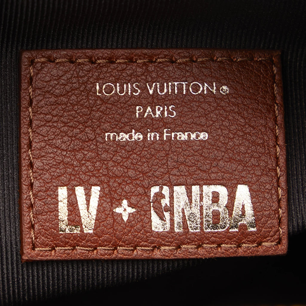 Bag Vuitton Calf Authenticated Unisex Ball Brown Louis Bag Basket (Like LV Pre-Owned New) In Leather NBA Crossbody X