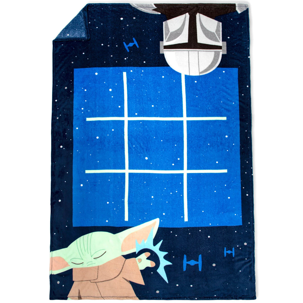 Star Blanket, Microfiber 100% Game Wars Mandalorian Checkers