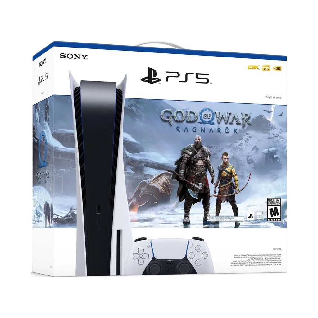 controller Ptech God and skin PlayStation_PS5 Sony Version) Gaming Console (Disc War(COW) of Bundle Ragnark with
