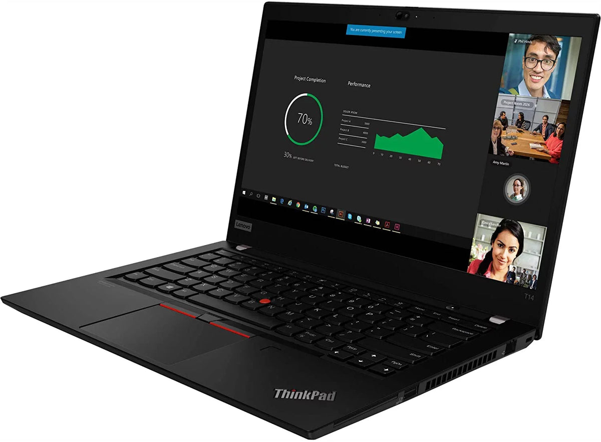 4-Core Backlit Thunderbolt 24GB 2 Wi-Fi PCIe Windows 10 Graphics) ThinkPad KB, T14 Pro Fingerprint, 1TB 4, Webcam, IPS UHD x 14" (Intel Laptop, FHD SSD, Business 6, RAM, i5-1135G7, Lenovo