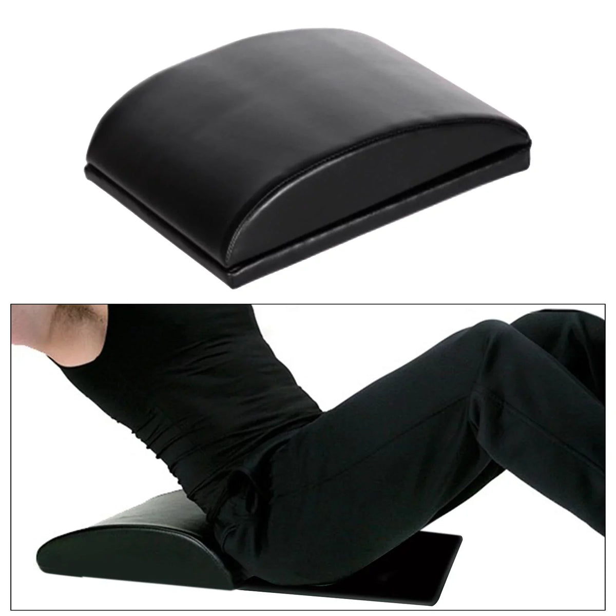 Foldable Situp for Abdominal Exercise Cushion Core Support Tailbone Sit Back up Mat Trainer Training Ab Gym Pad
