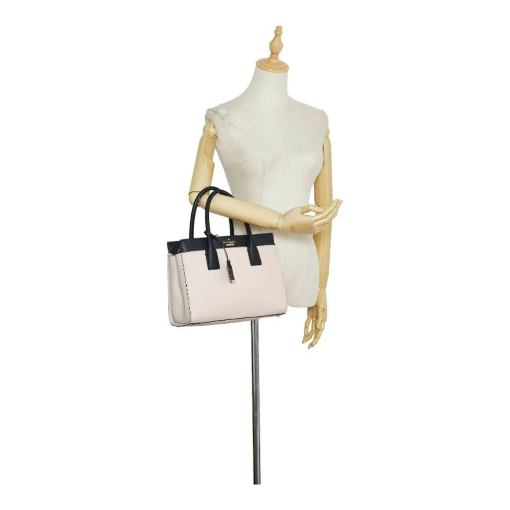 ladies Kate Spade CAMERON CANDACE PXRU5957 SMALL spade black handbag STREET (Good) leather pink Pre-Owned