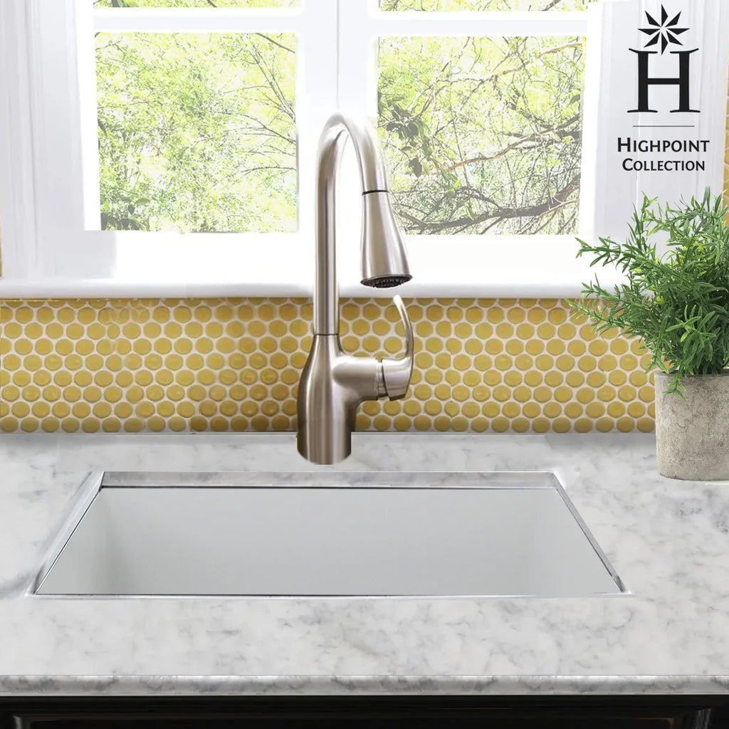 Collection Kitchen Highpoint Sink Dualmount Fireclay