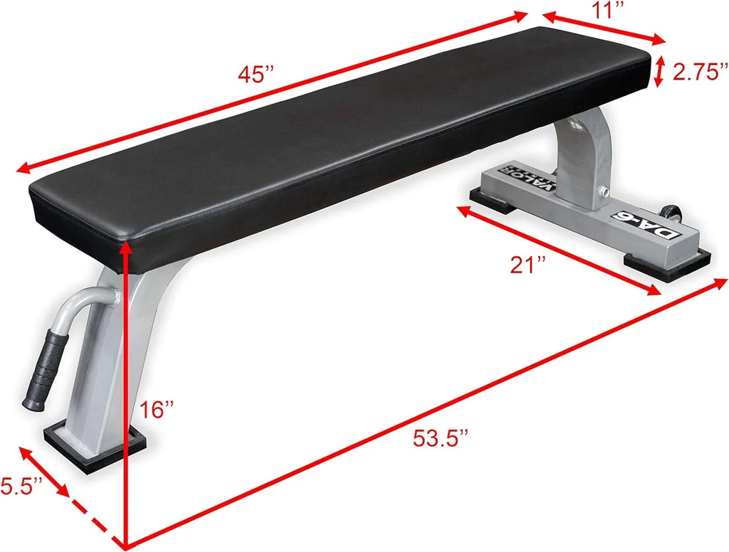 Gym Great Benches Density Padding High Solid Frame Steel Workout Flat With Or Bench Flat Bench - Home And - For Weight