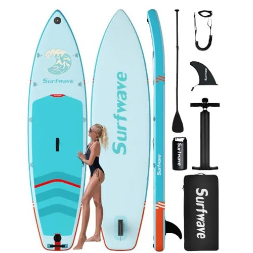Boards Stance, Backpack, SUP Adults Stand Leash, Inflatable for Accessories Pump,Wide Deck Hand Up 10'8''*33"*6" & & Comfort Premium Paddle Youth Paddle, Non-Slip With