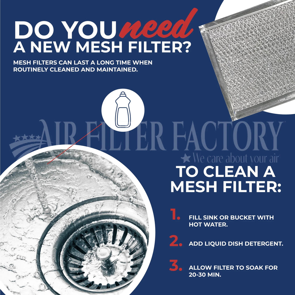 Honeywell F54C 192141, Factory Pre/Post Mesh Furnace by with Compatible Filters 2-Pack Air Aluminum Filter HVAC