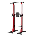 Station Pull Up Bar Workout Gym Strength Equipment，Red Stand Training for