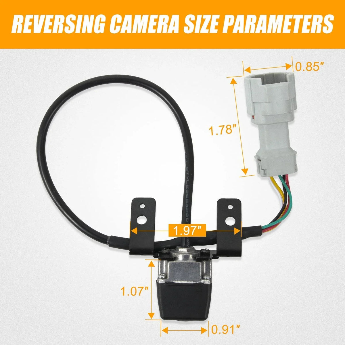 Plug Rear Compatible 2013 with Hyundai 2012 Link View Reversing Camera with Cable and Backup 2011 Sonata
