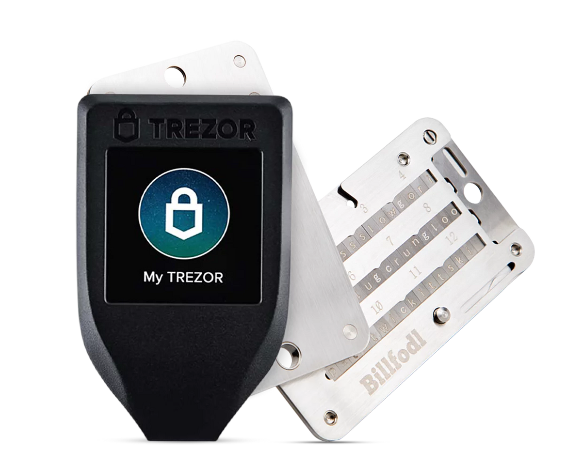 Trezor Model + Billfodl T Pack