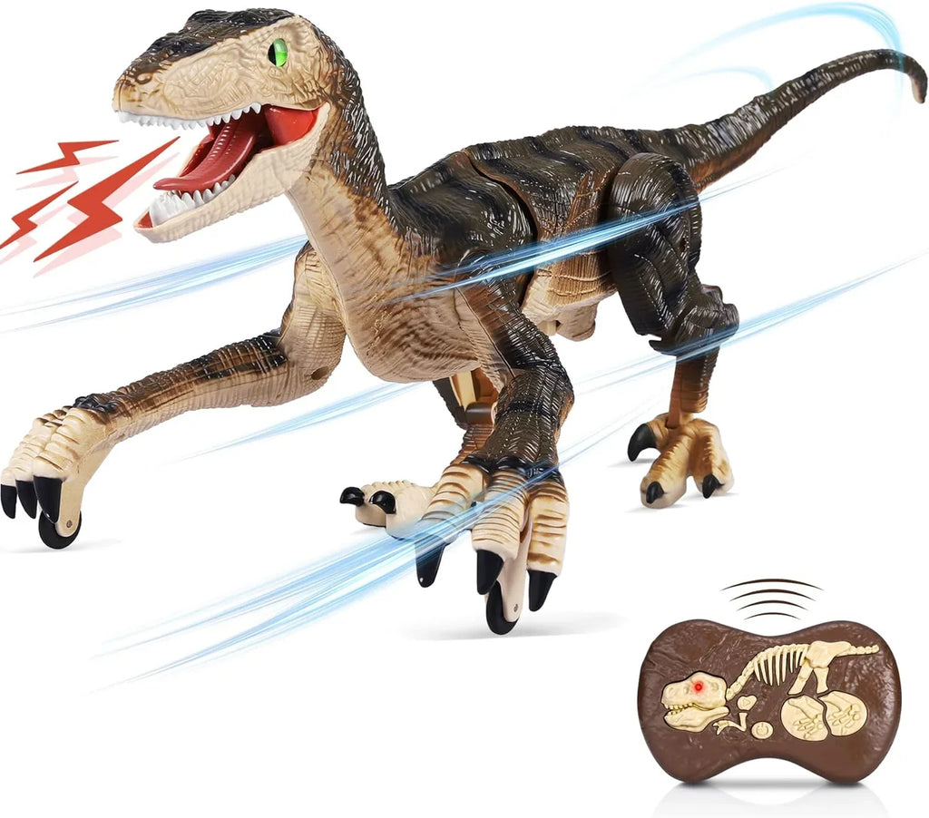 up Head, Toys Shaking Kids Dinosaur Eyes, 3-12 Sounds, Control for Years Dinosaur Light Toy Walking Gift Roaring 3D Remote Age with