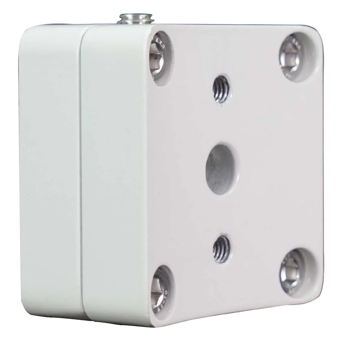 White 2) Pods MAC525W Rockville Swivel Aluminum Speaker Mount 360° Surface 5.25"
