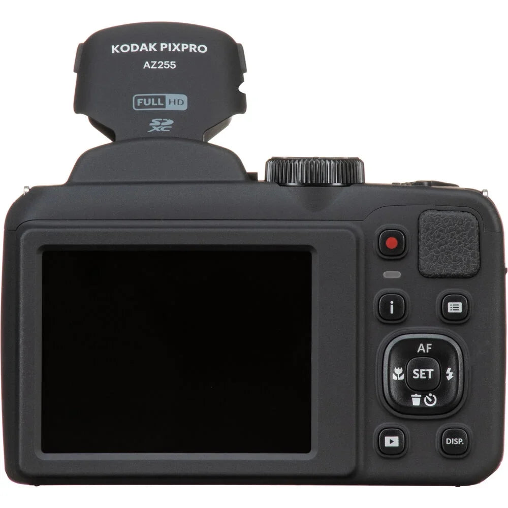 Digital PIXPRO + Tripod Kodak Warranty (Black) AZ255 Spider 64GB + Yr Camera - 1