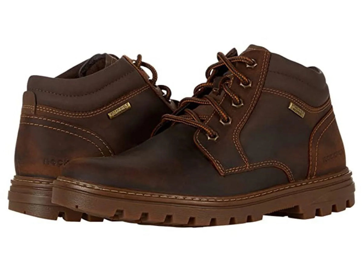 CI6148 - Boot Plain Rockport Men's Waterproof Toe Leather/Suede Or Weather New Not Tan