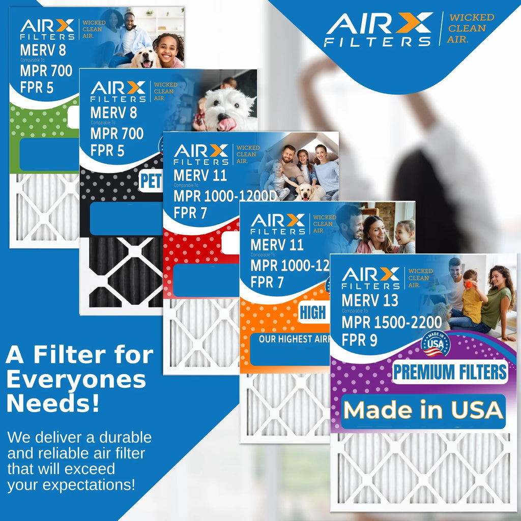 1200 Comparable MPR Filter Pleated Conditioner 6 Filters 11 to FILTERS MPR Filter 21.5x23.5x1 AIR. Air & Electrostatic Air MERV HVAC Made by 7 21.5x23.5x1 CLEAN USA AIRX 1000, FPR WICKED Furnace Pack