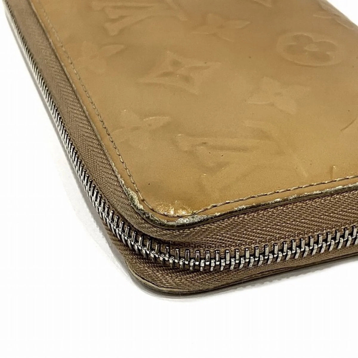 Louis (Good) Vuitton Women's M91470 Long Wallet Zippy Pre-Owned Vernis