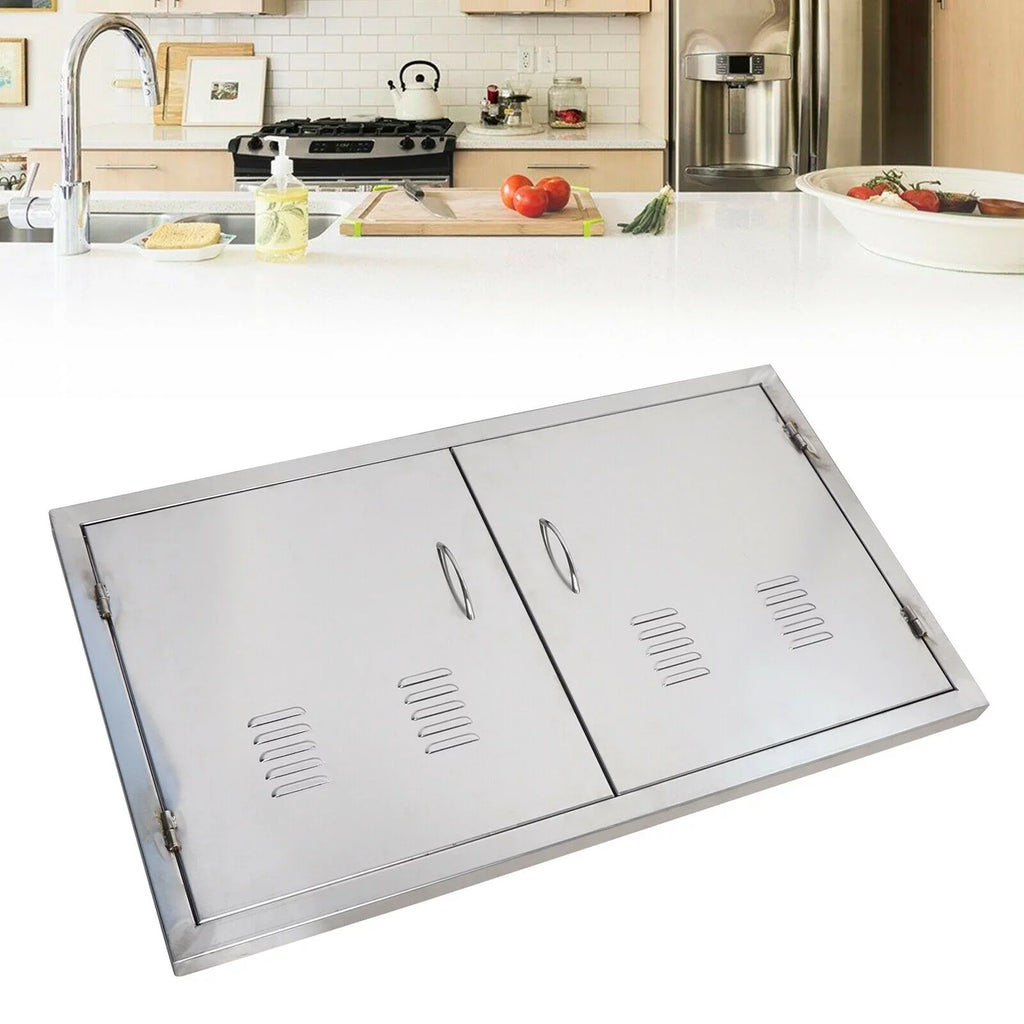 Outdoor Steel Cabinet Kitchen Doors BBQ 21" 36" Doors Island x Stainless Access