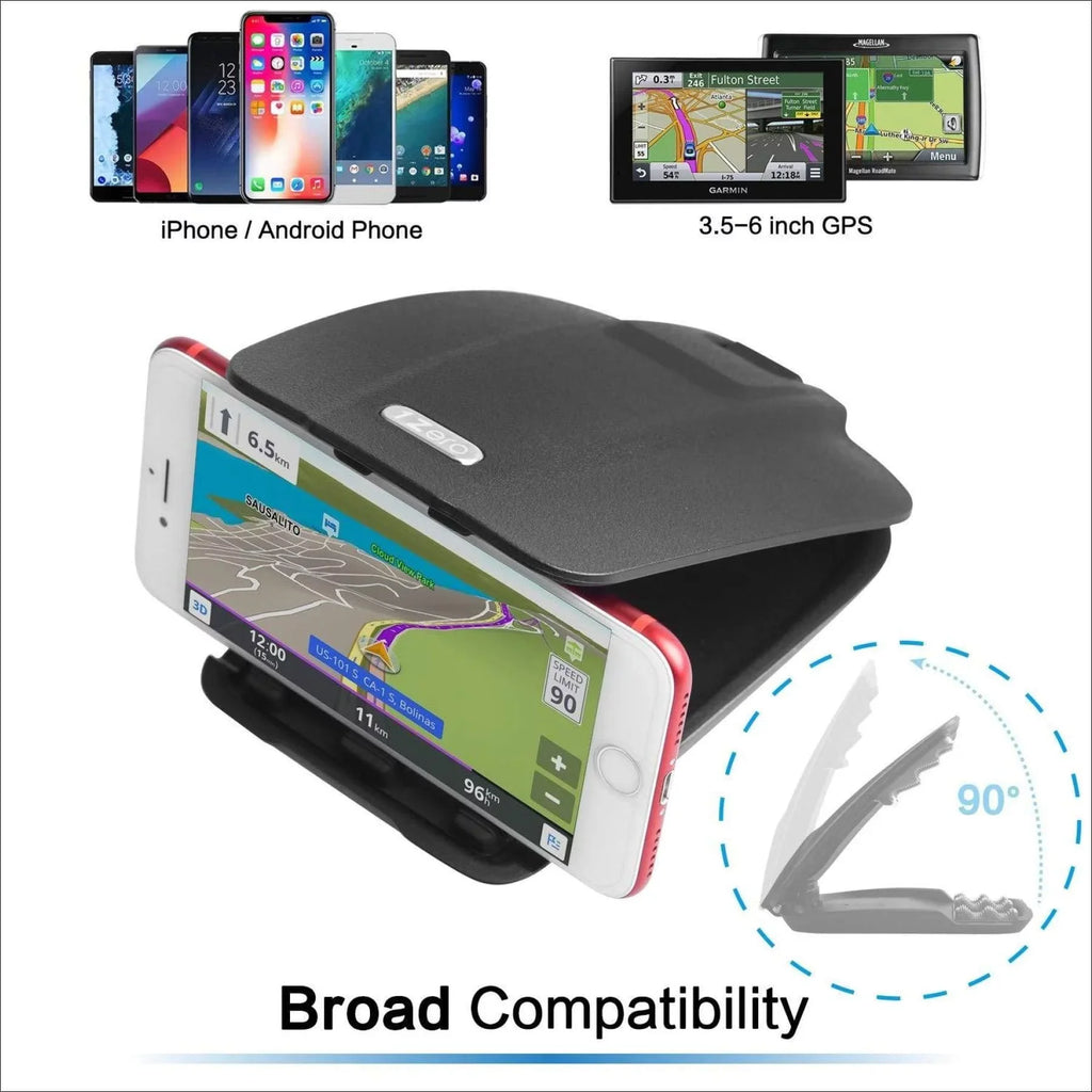Black for Replacement Dash Dezl Phone Car Rand Drivesmart, Satnav Adhesive Holder Roadmate, GPS Magellan Mount Nuvi Tomtom, - Drive McNally, Dashboard Dock for Navman, Non-Slip Matte Cell Garmin