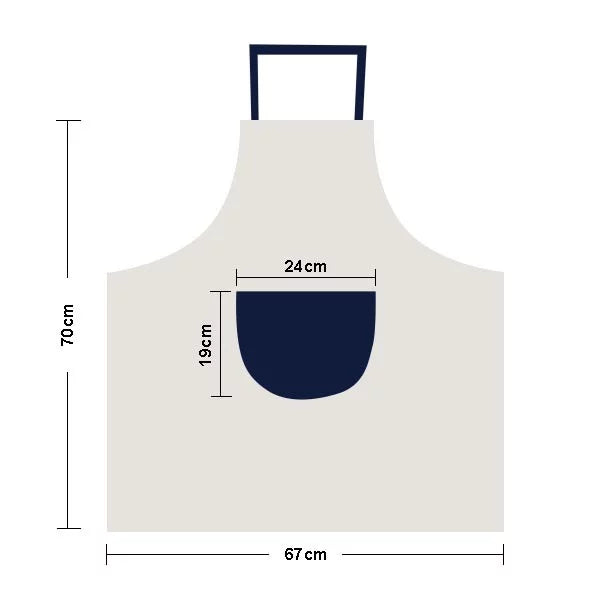 Pinafore Apron Cotton Art Adjustable Pocket BBQ Kitchen Linen Enthusiasm s Bib