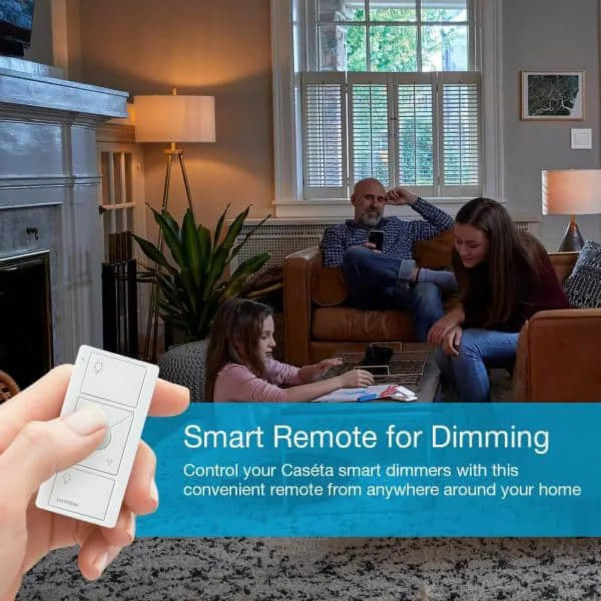 Switch for Switching Smart Remote | PJ2-2B-GWH-L01 On/Off Wallplate Home Bracket Pico | Caseta with White Lutron