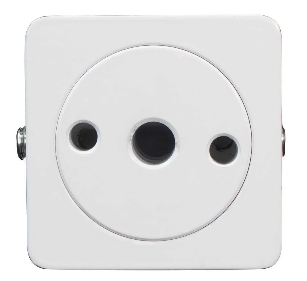 White 2) Pods MAC525W Rockville Swivel Aluminum Speaker Mount 360° Surface 5.25"