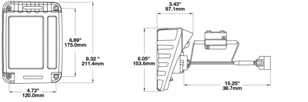 279 Speaker Pair (JEEP Tail J JW DOT) Light Kit,