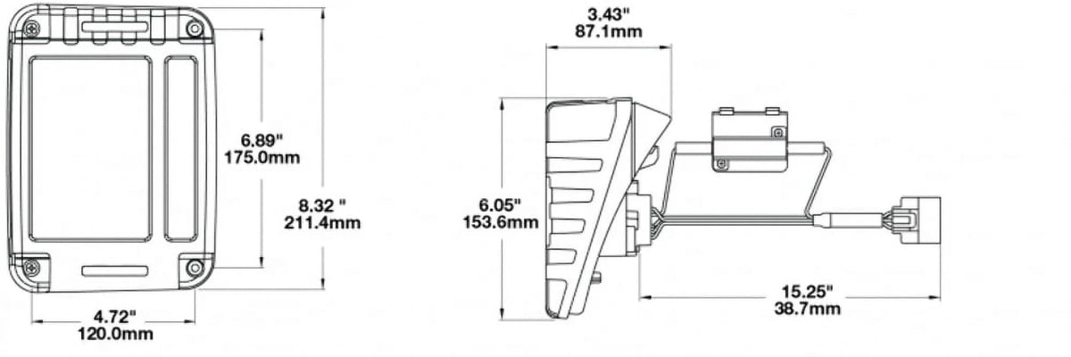 279 Speaker Pair (JEEP Tail J JW DOT) Light Kit,