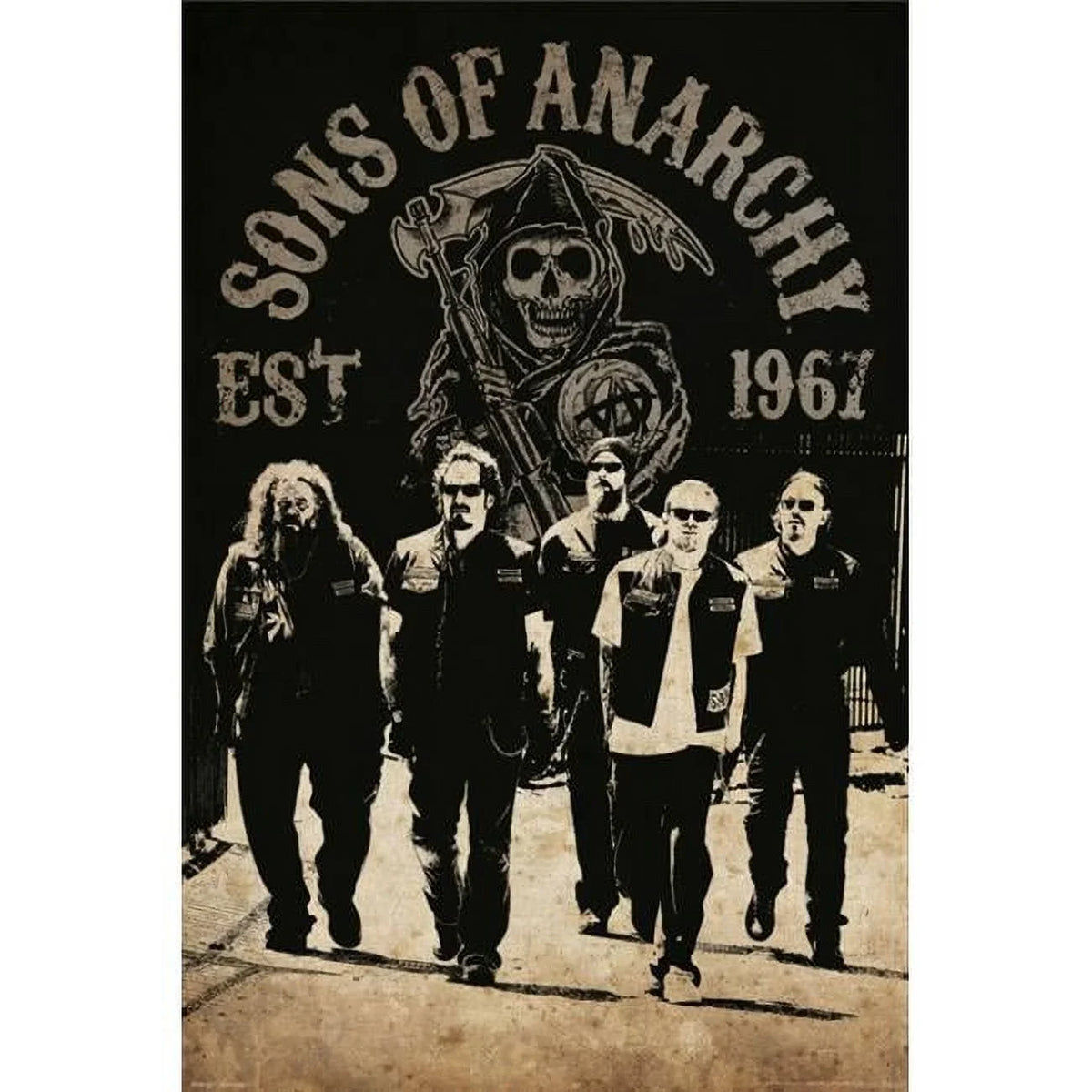 Print Crew Sons x of Posterazzi Reaper Anarchy - - 36 in. 24 Poster