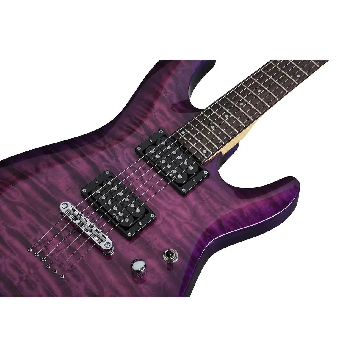 (Electric C-6 Schecter Guitar Electric Plus Magenta)