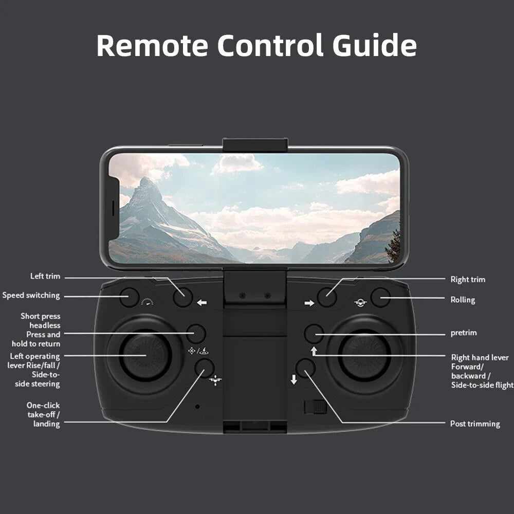 20min Kydely Camera Foldable FPV Altitude 4K Mode Life WiFi Hold with Drone Battery