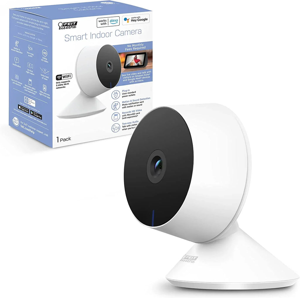 Night Camera , Vision, Detection, Electric Audio, 2-Way 2.4GHz Motion Works Camera, Feit Indoor with