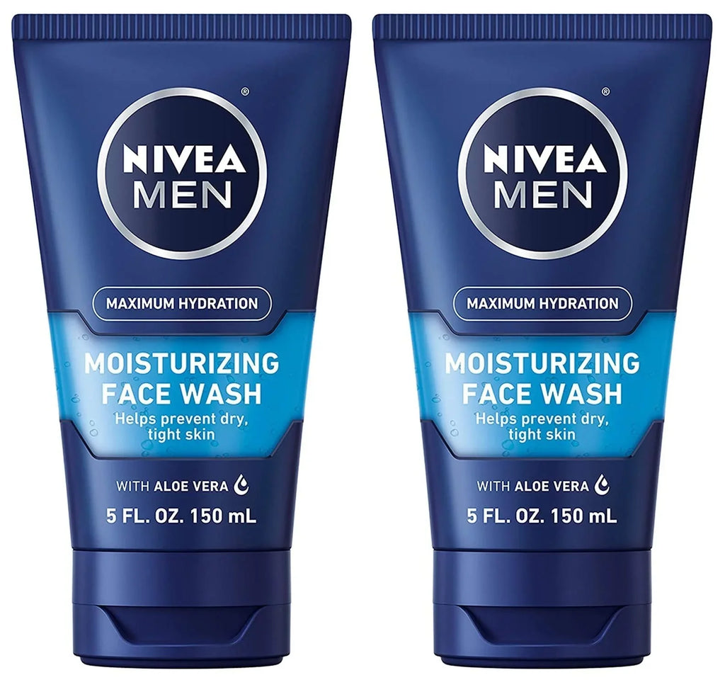 Moisturizing Face Men Nivea 2) Original, For Wash, Oz 5 Of Fl (Pack