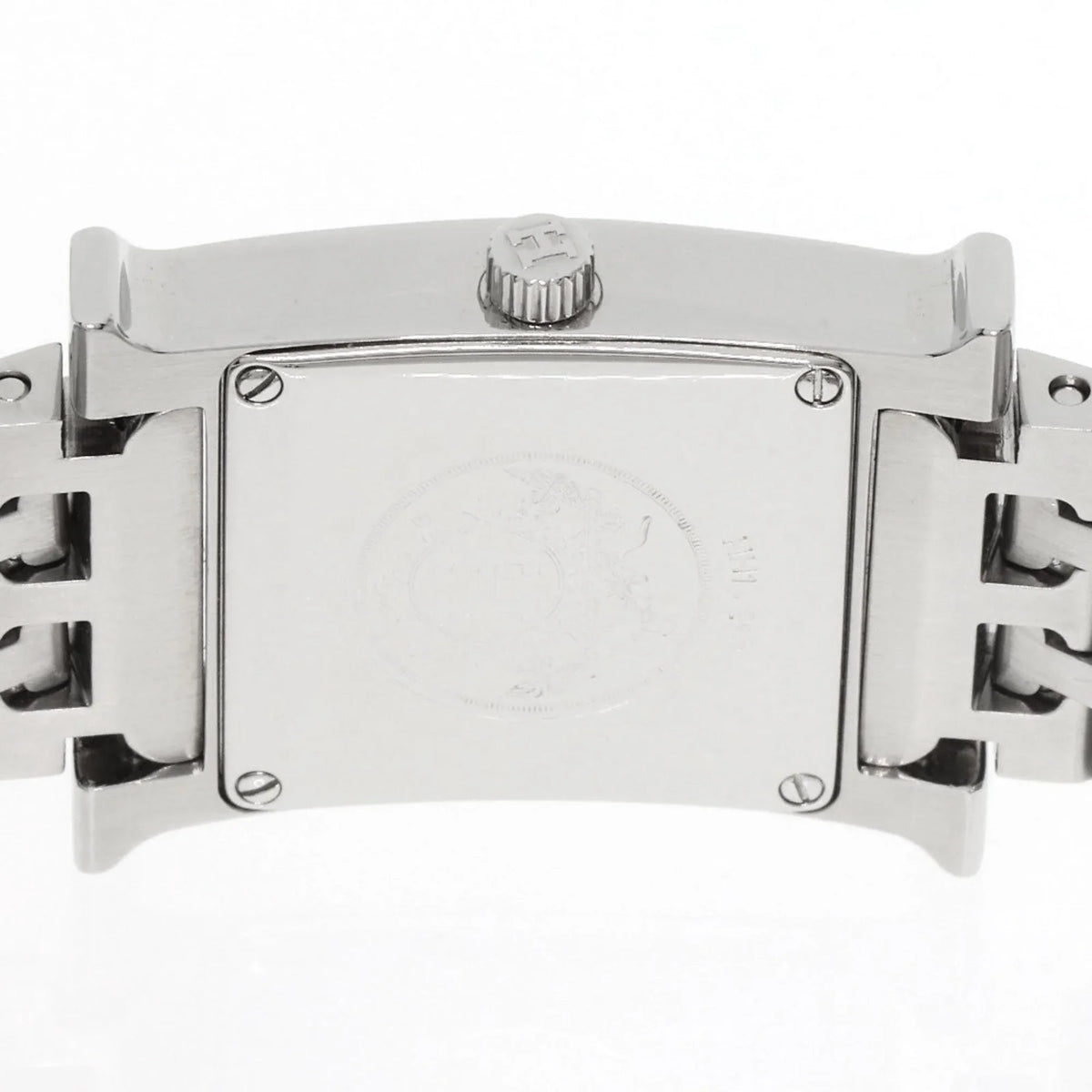 Hermes Watch HH1.210 Pre-Owned Wristwatch HERMES Steel/SS Stainless (Good) Ladies H