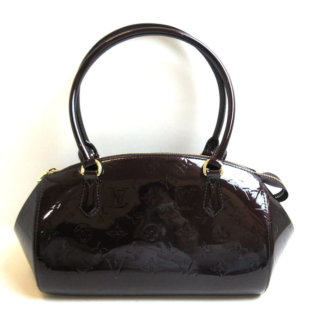Dark Verni Semi-Shoulder M91493 (Good) Sherwood Pre-Owned Handbag Women's Monogram Amaranto Louis PM LOUISVUITTON Purple Vuitton