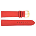 Soft Genuine Strap Nubuck Red Short 10mm Ladies Watch Leather