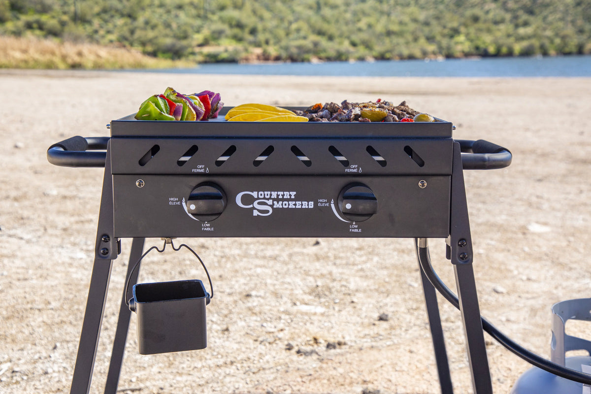 Burner Smokers Griddle 20" Country 2 Outdoor