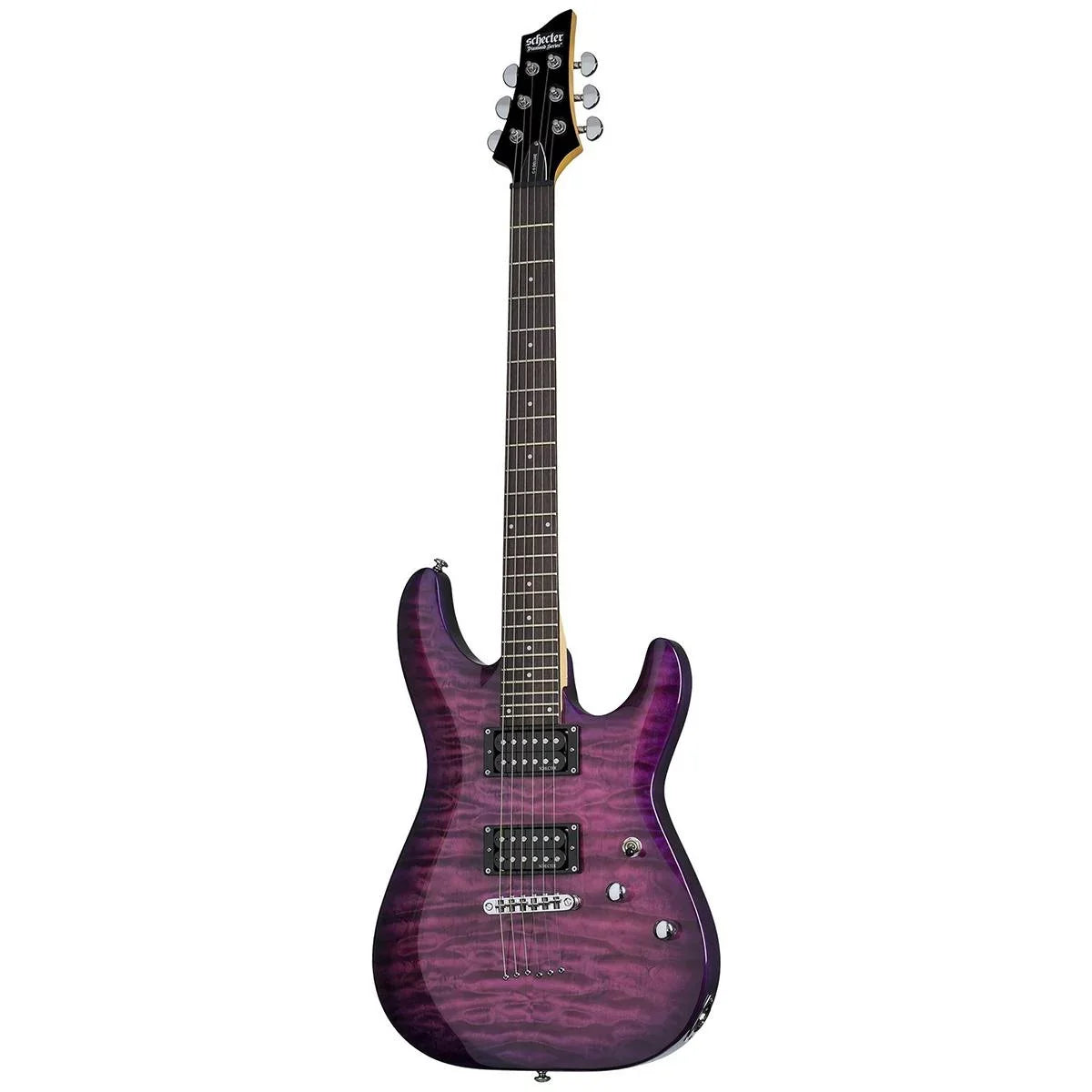 (Electric C-6 Schecter Guitar Electric Plus Magenta)