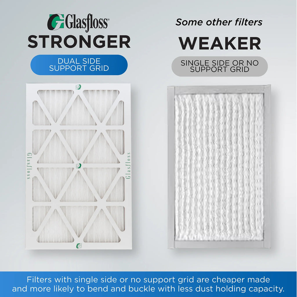 Size: x MERV Pack Pleated Actual Glasfloss. Filters x 10x24x1 23-1/2 10 7/8 by 9-1/2 of 12 Air