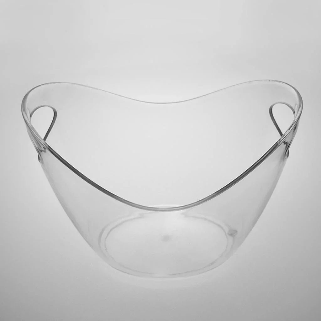or Beverage Parties Acrylic (4 Bar for Cooling Clear Chiller L) Drinking Cocktail Bucket for Beer Ice for Tubs Bucket for Champagne Bucket
