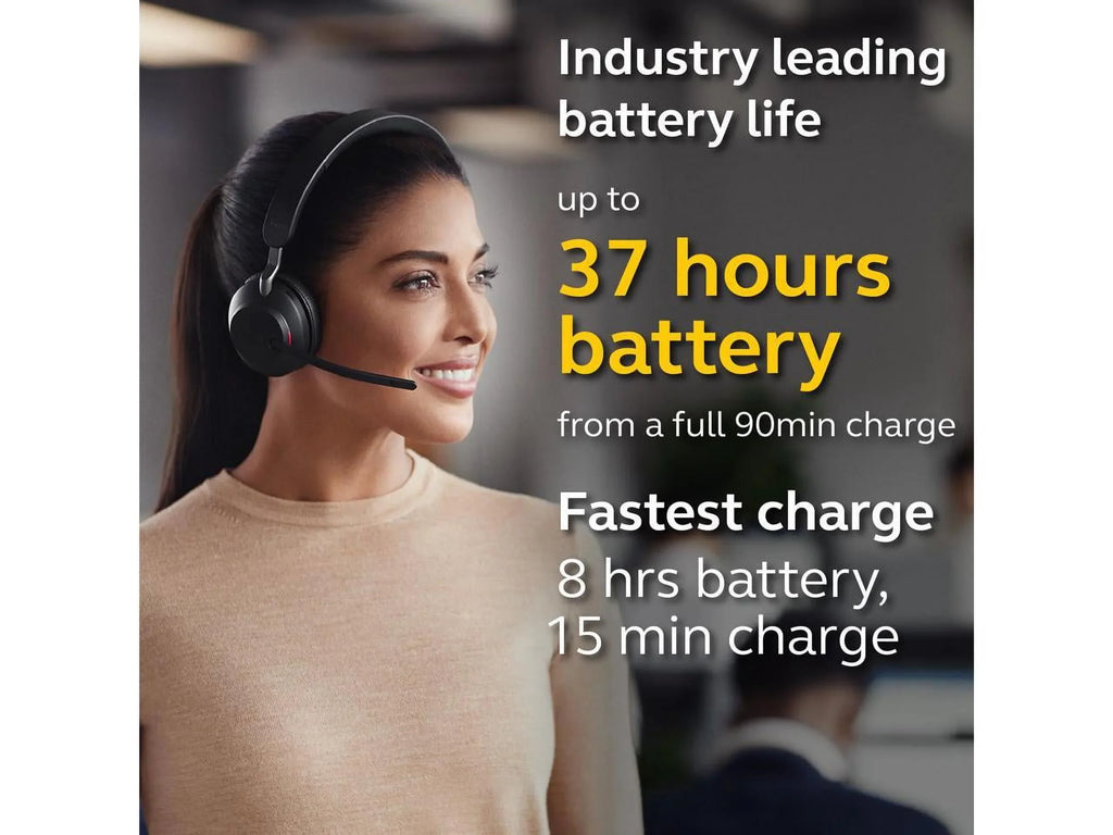 USB-C Wireless Headphones MS Music Headset -Black Evolve2 Mono Jabra / 65