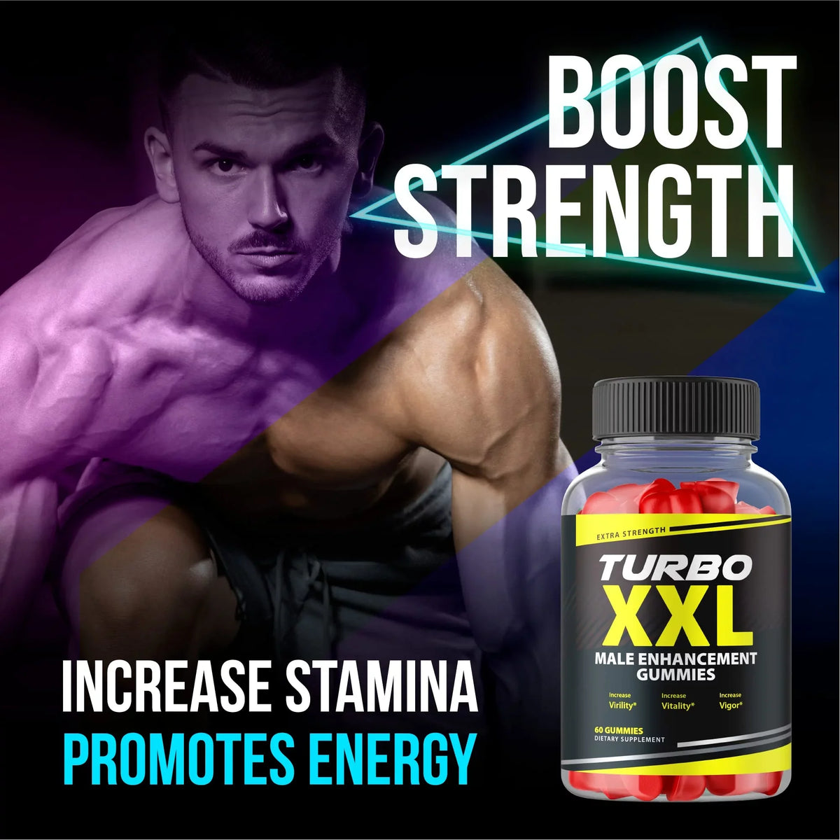Pack) (300 xxl Gummies) Formula Gummies (5 Turbo - Official
