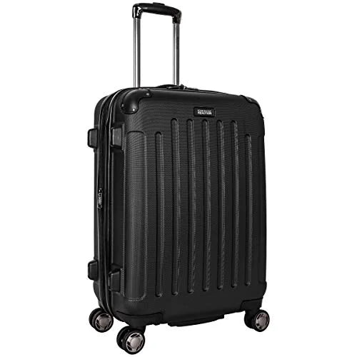 Reaction inch Renegade Spinner 8-Wheel Black, 24” Checked-Size Luggage, Kenneth Expandable Cole Hardside Lightweight