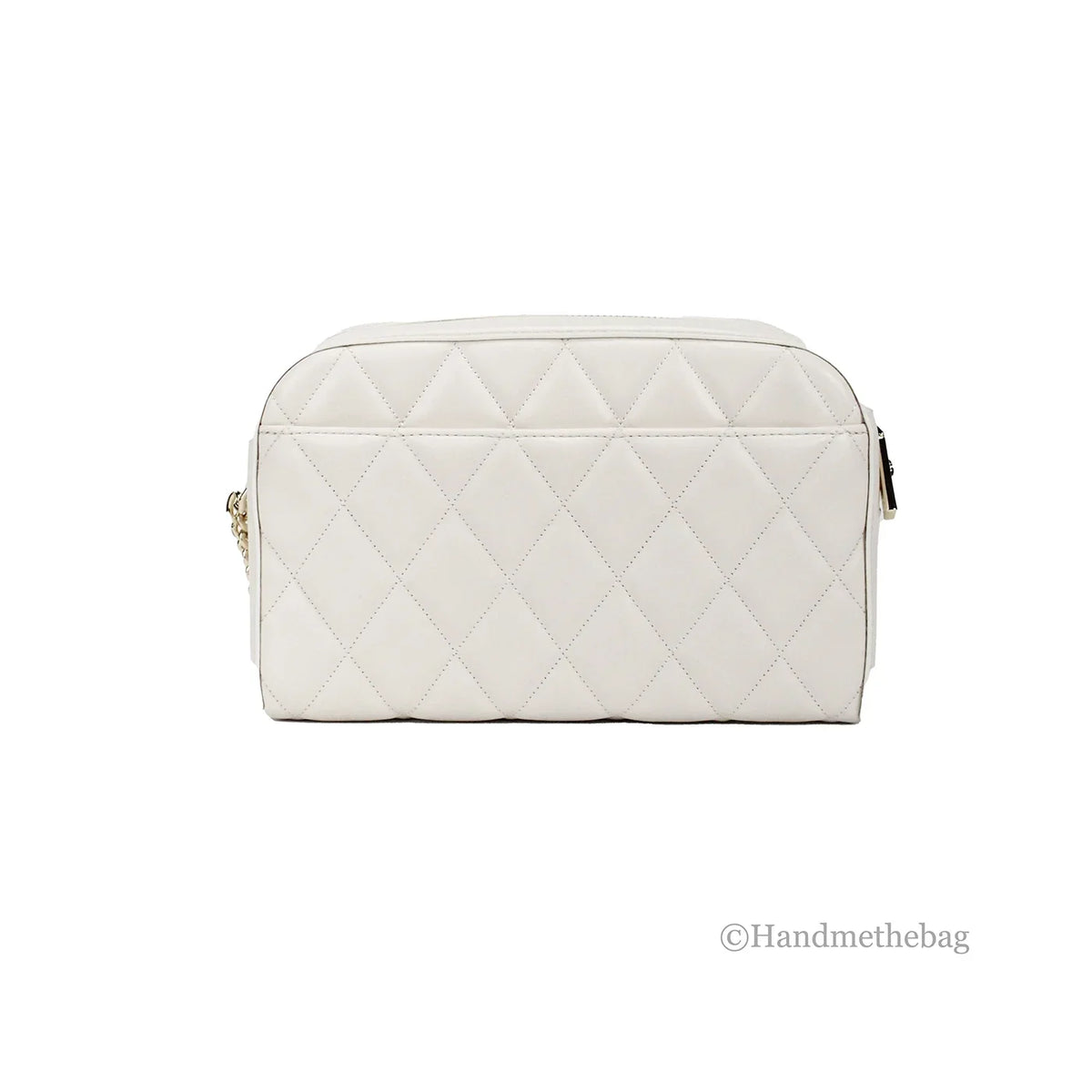 Parchment Spade Smooth Carey Camera Quilted Leather Kate Mini Crossbody Handbag