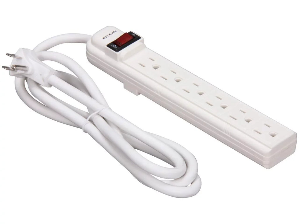 Console Outlets 5 Cord ft. F9P609-05R-DP Length BELKIN Power 6